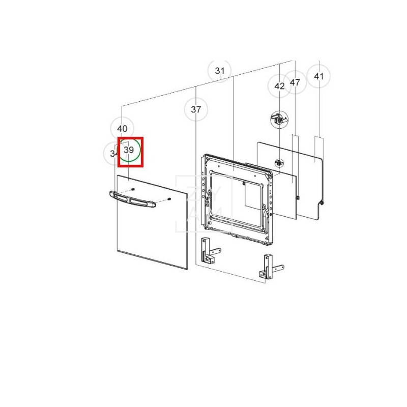 CRISTAL HORNO DOMETIC FO311