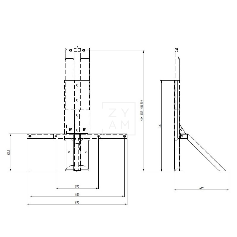 ASIENTO ESTRUCTURA 6334C UNIVERSAL