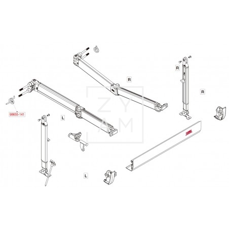 MUELLE TORSION F45 I/IL/TI/TIL/PLUS IZQUIERDA