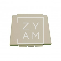 Tapa Toma 220V Cuadrada Blanca