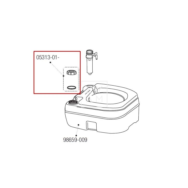 TAPON CISTERNA BI-POT 30