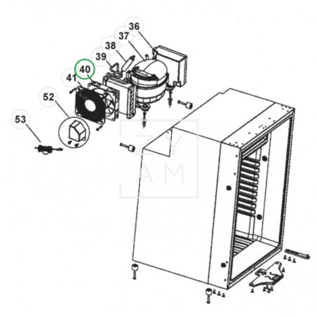 VENTILADOR CONDENSADOR CRX50/65/80