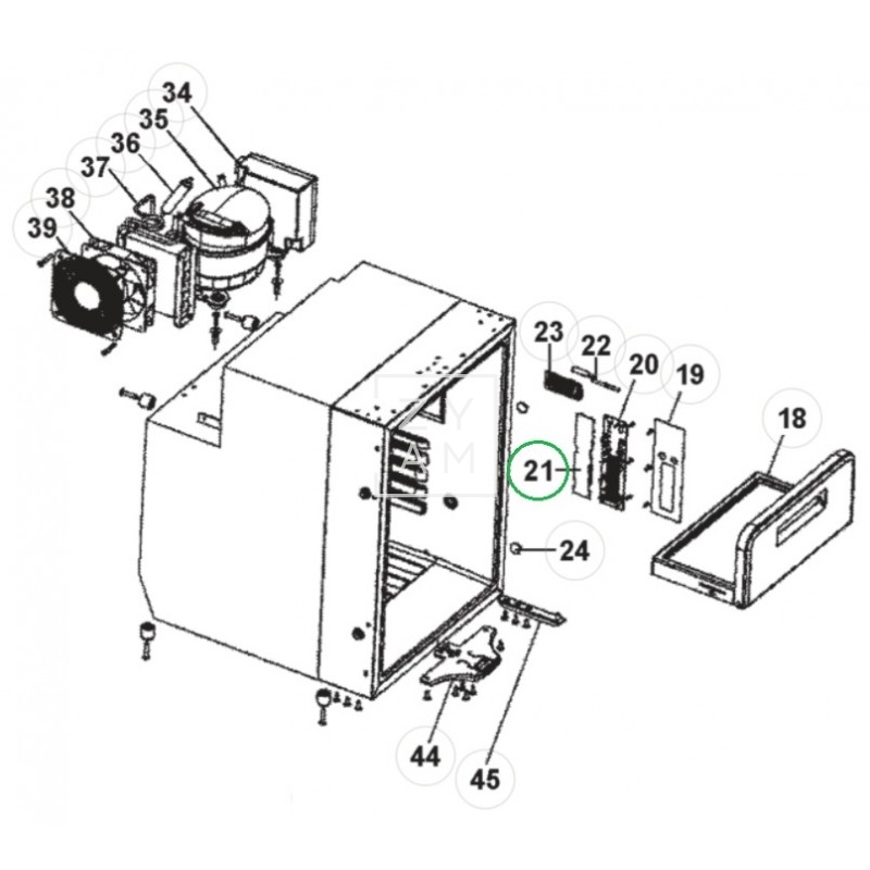 CONTROL ELECTRONICO TERMOSTATO CRX 50/65/80/110