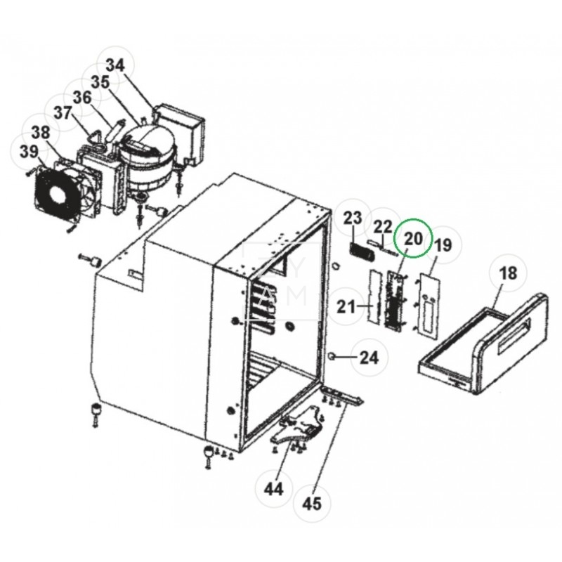 COBERTURA ELECTRONICA MANDOS CRX110/80/65/50