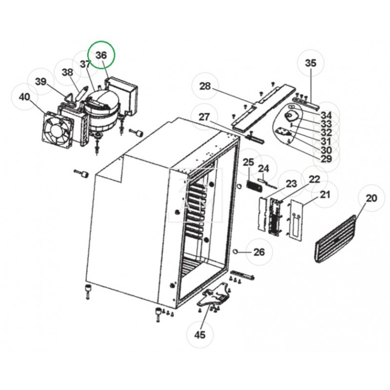 MODULO ELEC. COMPRESOR CRX110