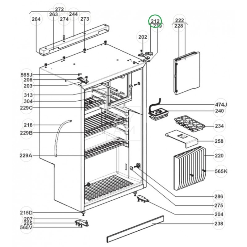 CIERRE PUERTA RM5380