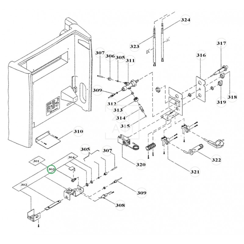 INYECTOR F400 RC1180EGP KZ28/30 /026
