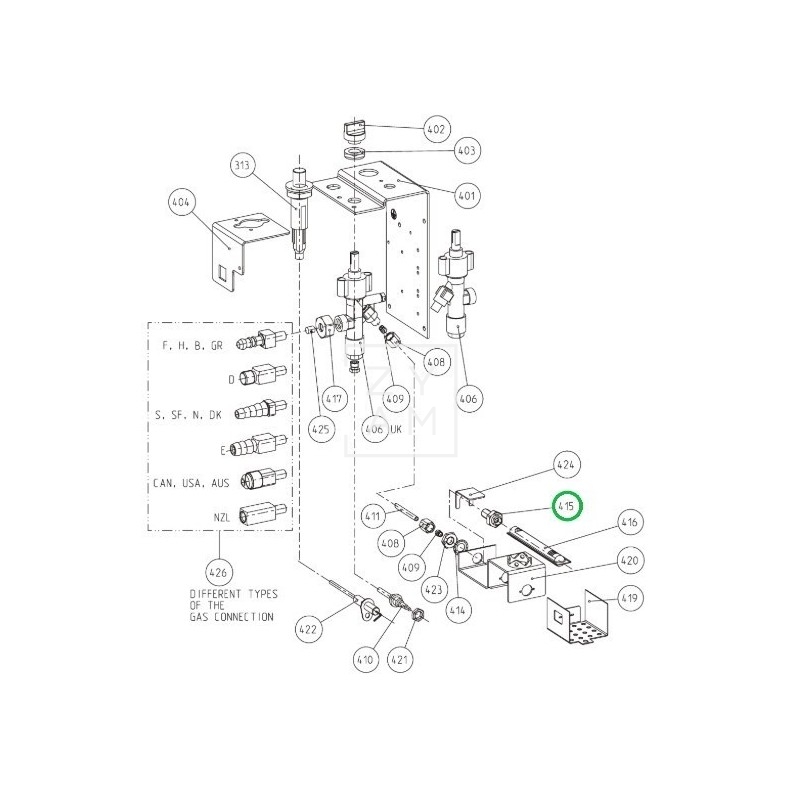 INYECTOR F400 RC1180EGP KZ28/30 /026