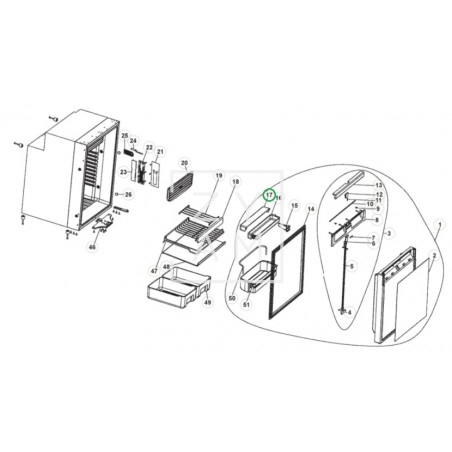 COBERTURA COMPARTIMENTO PUERTA CR 110/140