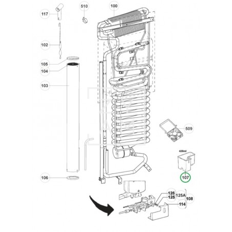 CUBETA COND. 425 ML. DOMETIC