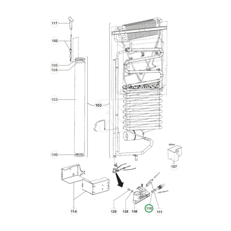 INYECTOR GAS KZ16 RM 7600-9435