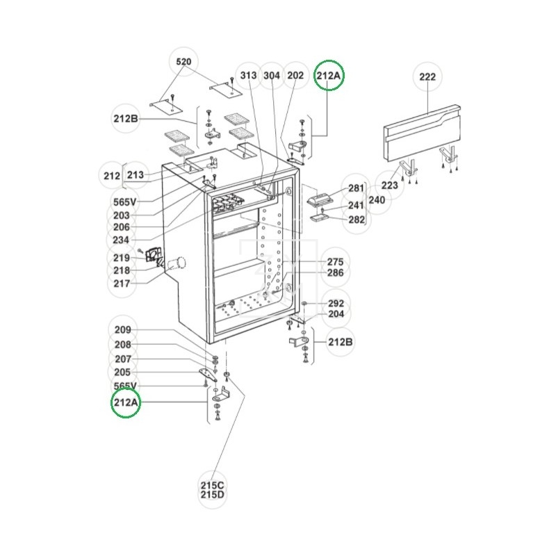 CIERRE PUERTA (SUP+INF) RM 6xxx *601