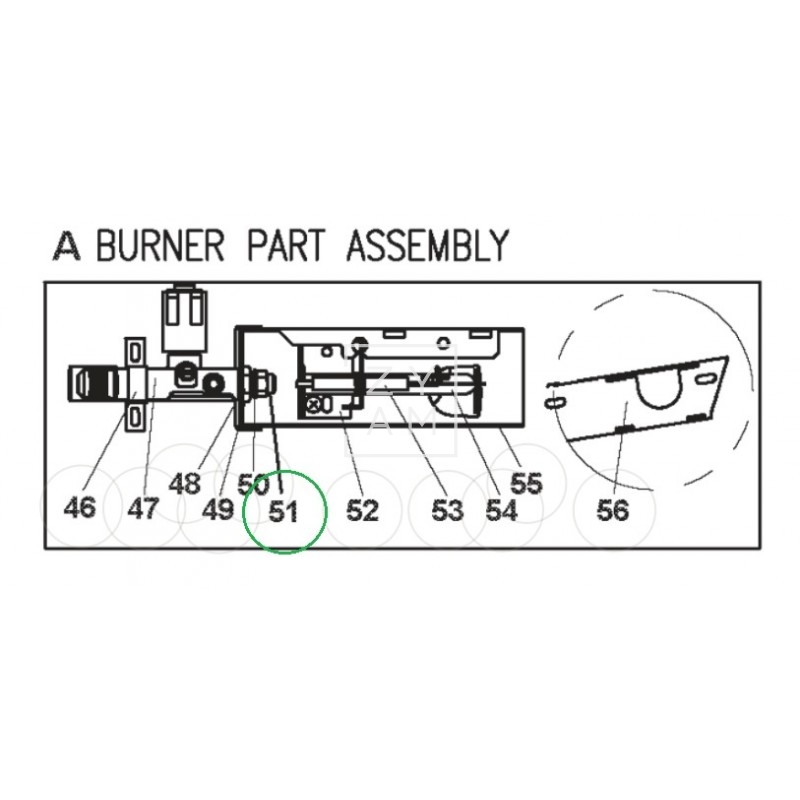 INYECTOR GAS KZ43 RA/RGE/RM/RUA/S/T/V
