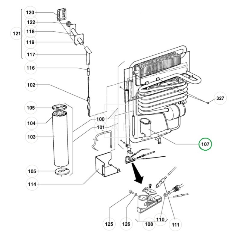 QUEMADOR RM 4200/4270/ *408 KZ45