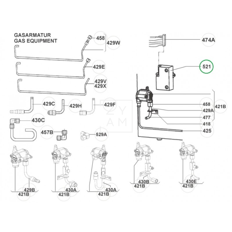 ENCENDEDOR RM 7211-8555