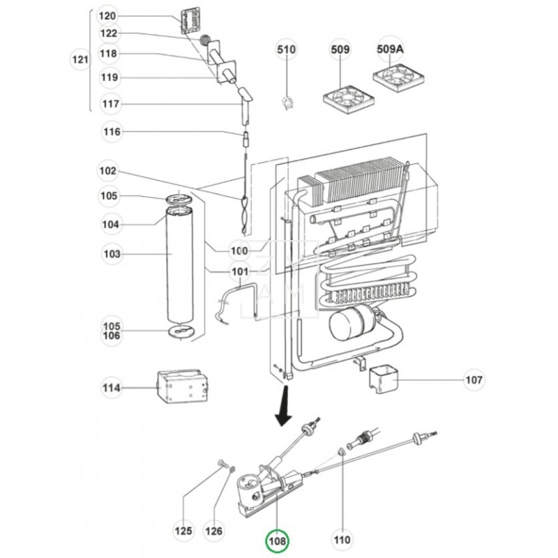 Quemador Dometic RM 7271-8555