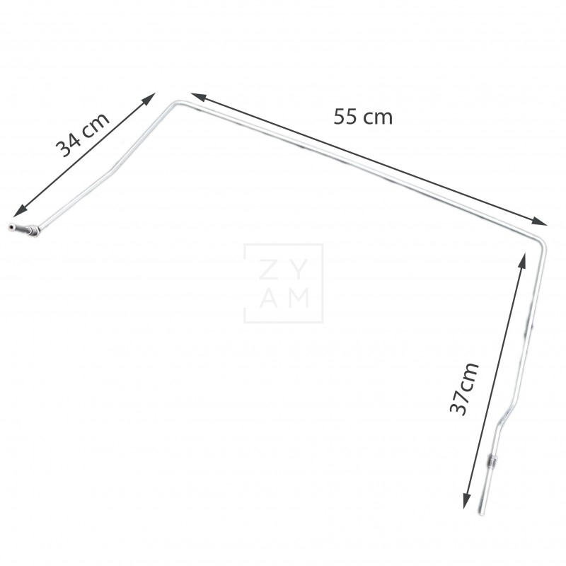 TUBO GAS 1276MM RM 2210-4231