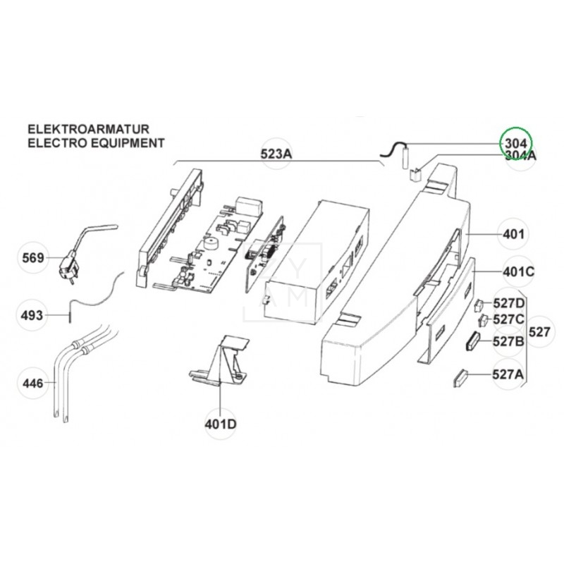 SENSOR LUZ PUERTA RM 8401-8555