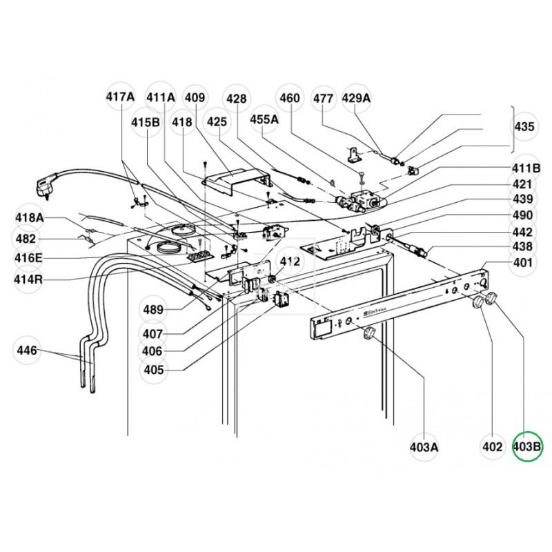 MANDO TERMOSTATO GAS RM 2310-5401