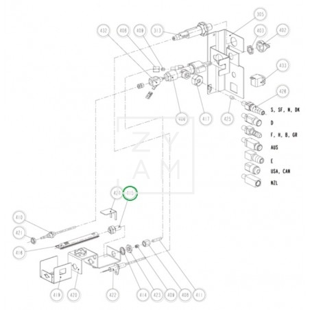 INYECTOR KZ22 RM 184-185