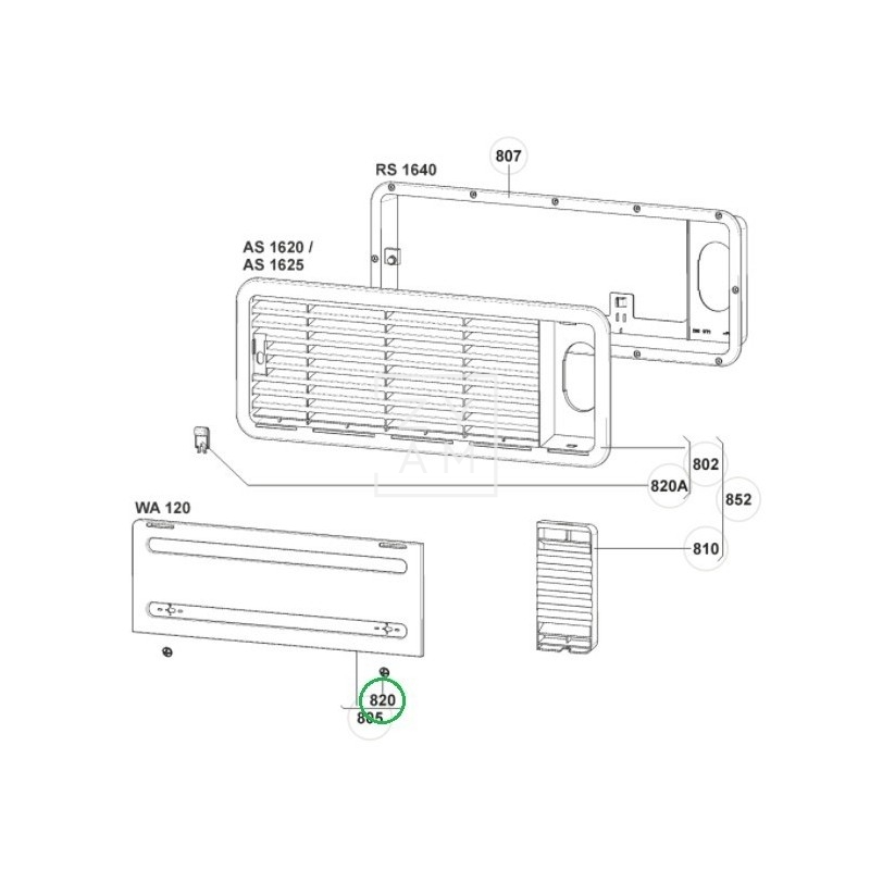 TORNILLO REJILLA LS/WA NEGRO