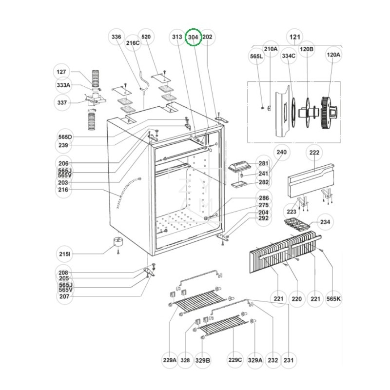SENSOR LUZ PUERTA RM 4215-7855
