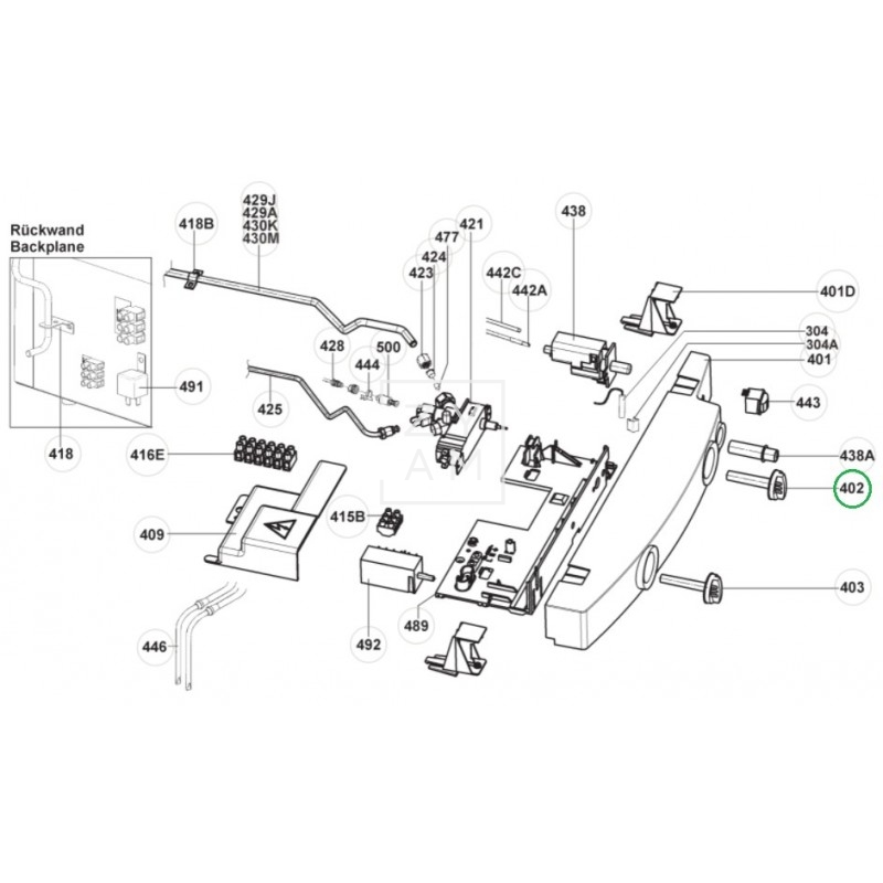 MANDO TERMOSTATO GRIS RM 8400-8550