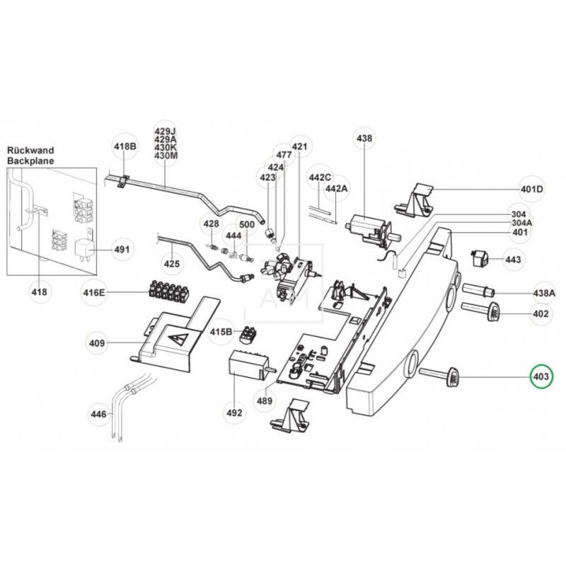MANDO CONMUTADOR 12/220/GAS RM 8400-8550 GRIS