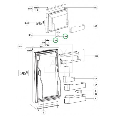 CURSOR PUERTA RECTA RM 7270-7805