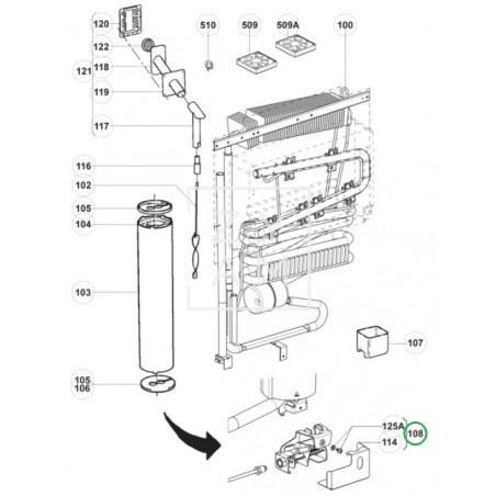 QUEMADOR S/INYECTOR RM 5385-8555