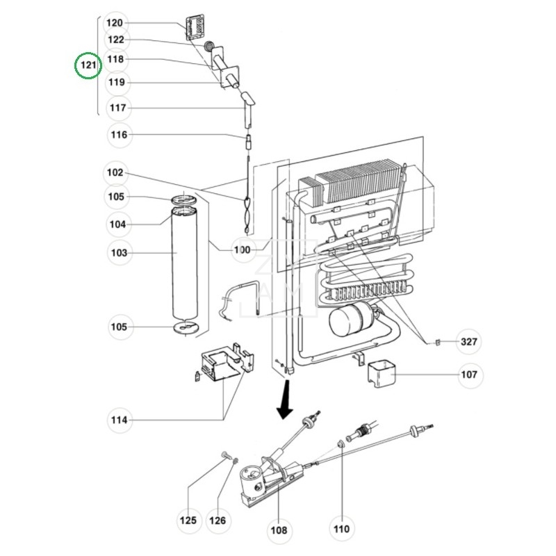SALIDA GASES 120MM RM 4211-8400