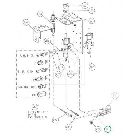 TUBO GAS COFRE RC 1200-2200