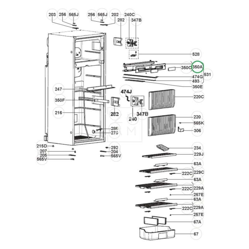 PANEL MANDOS RMD/RMDT 8505-8555