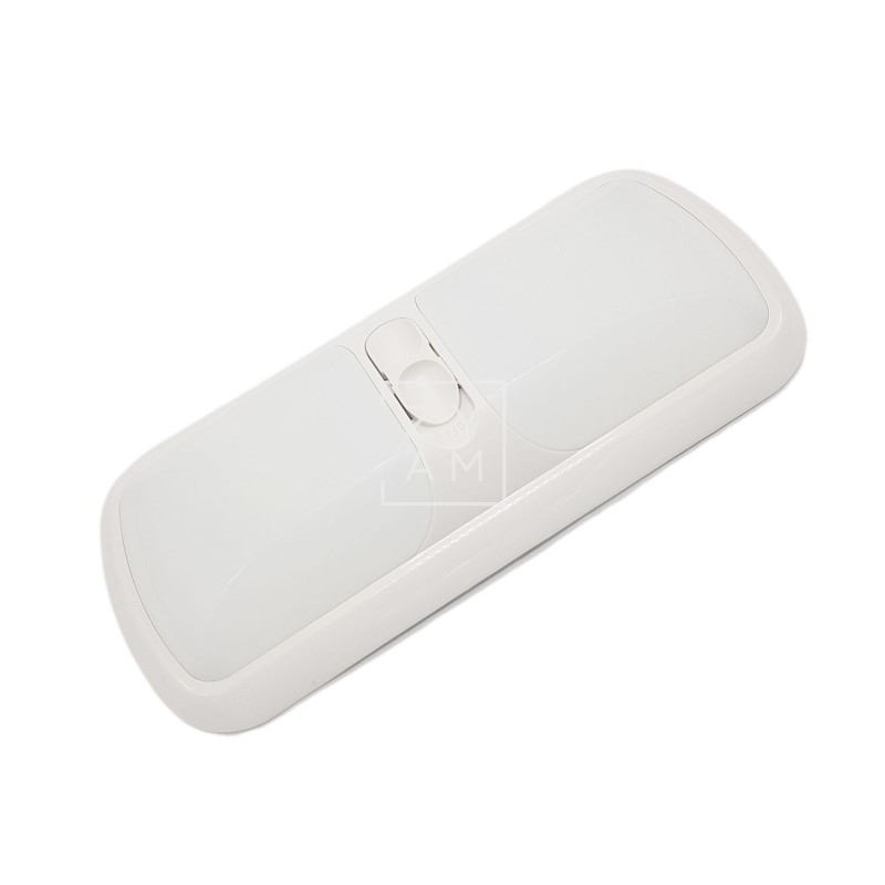 LAMPARA LED PLASTICO 12V DOBLE