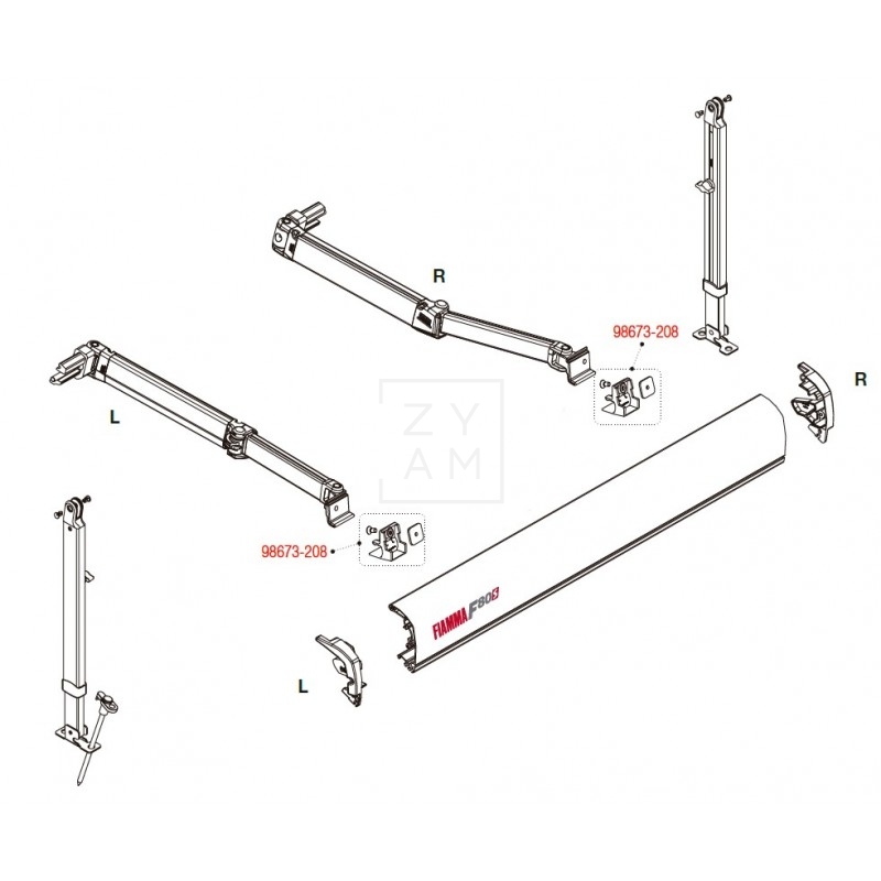 BLOQUEADOR PATA FRONTAL F80