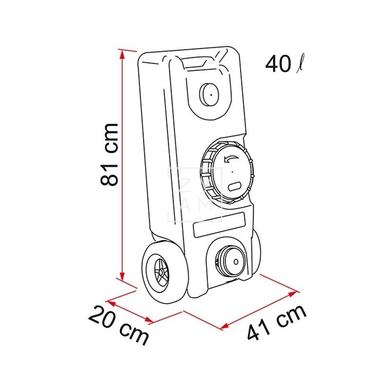 DEPOSITO ROLL-TANK 40 F