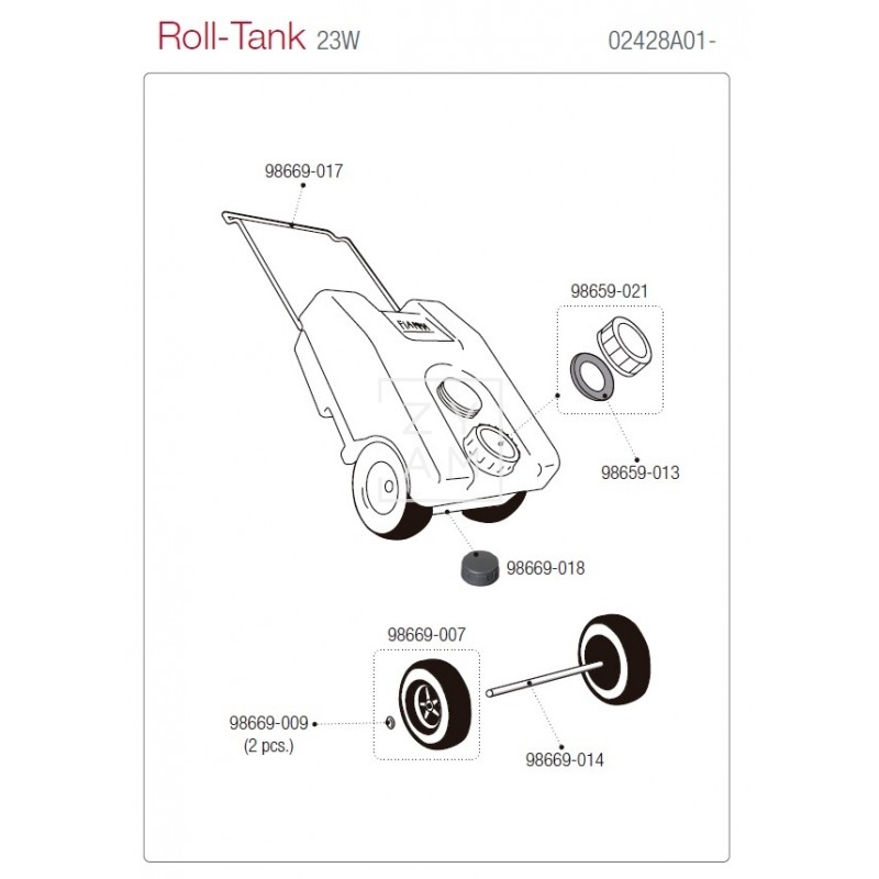 Deposito ROLL-TANK 23 W