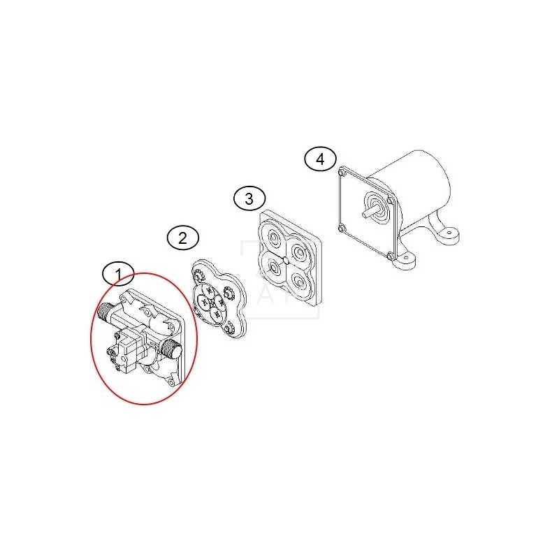 CARCASA BOMBA SHURFLO 11L