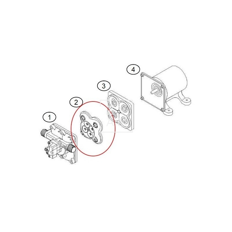 VALVULAS BOMBA SHURFLO 11L