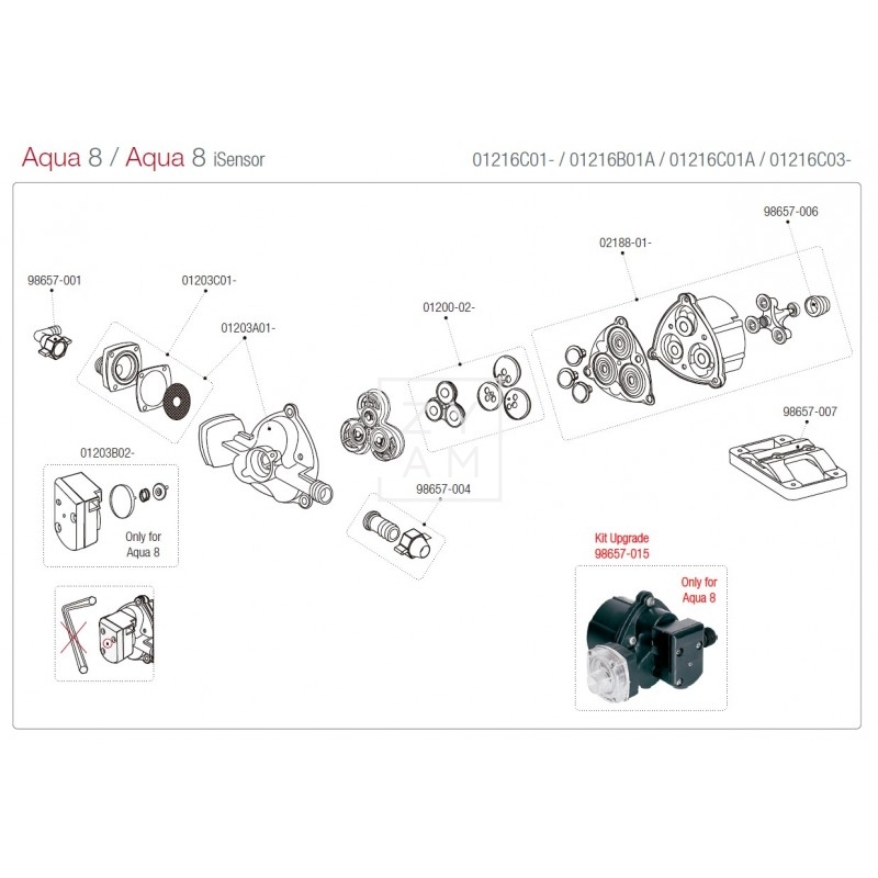 UPGRADE BOMBA AQUA 8