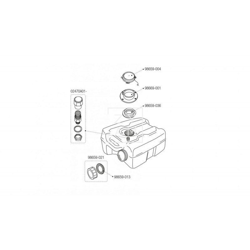 JUNTA TANK FIAMMA 18W 21W