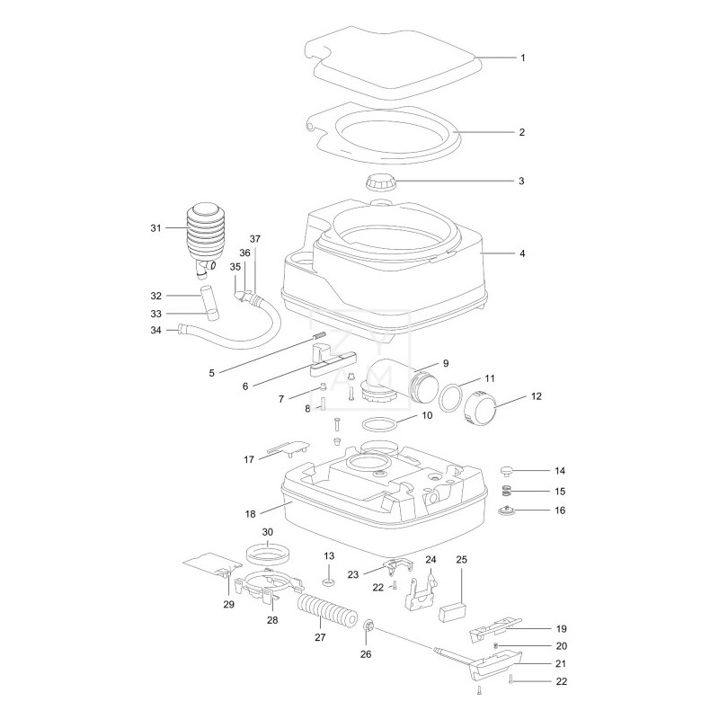 WC PORTATIL THETFORD PORTA POTTI 145