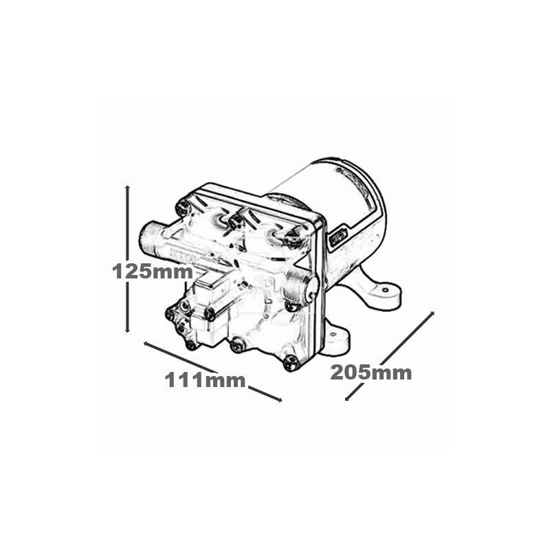 BOMBA SHURFLO 11L C/FILTRO