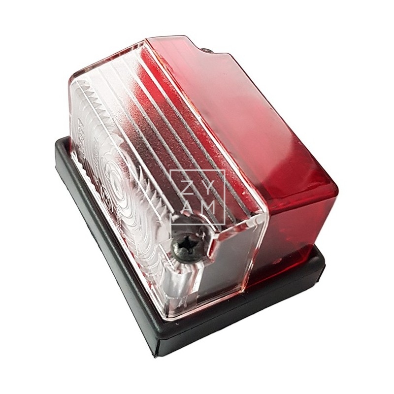 PILOTO LATERAL BLANCO/ROJO 64X67X42