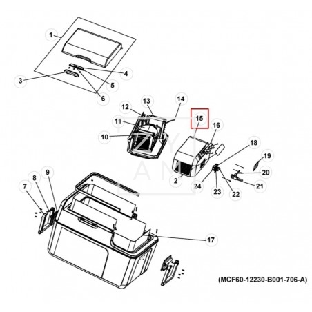 CARCASA COMPRESOR MCF 60