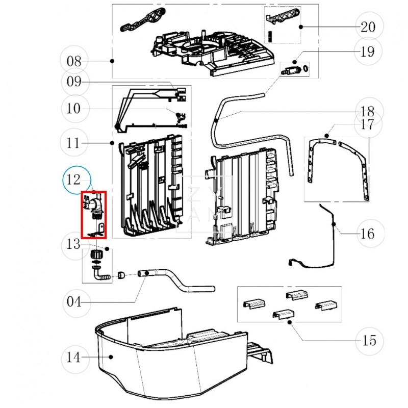ELECTROVALVULA WC CTS DOMETIC