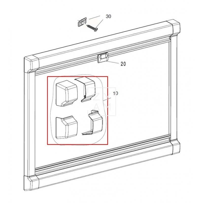 ESQUINEROS CASSETTE DB1R DOMETIC