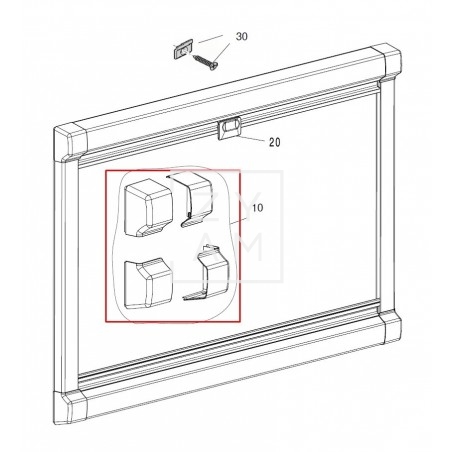 ESQUINEROS CASSETTE DB1R DOMETIC