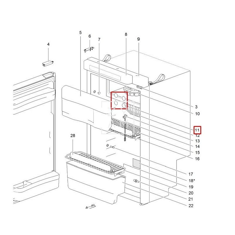 Kit Tapones Congelador Thetford - Pack de 6 Piezas
