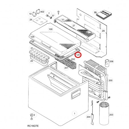 GOMA PUERTA GUARNITURA RC1600